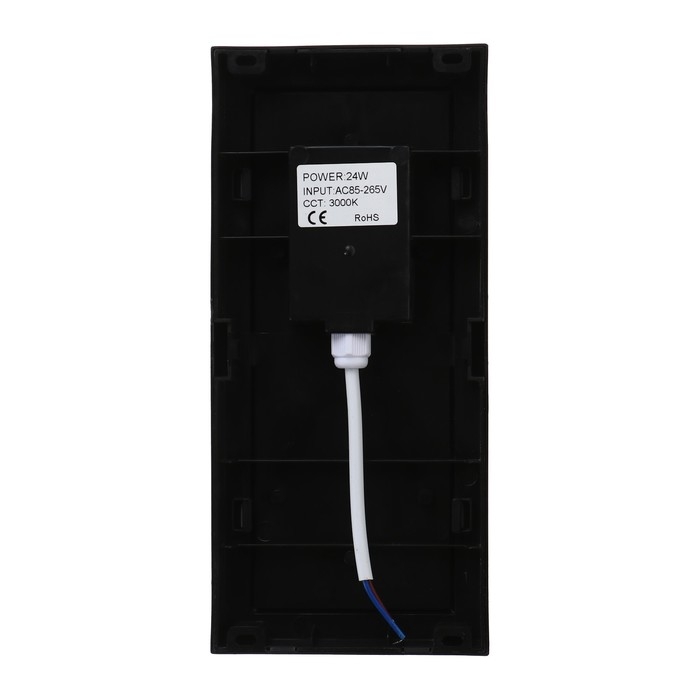 Светильник фасадный &laquo;Арткор&raquo;, FSD-058, 24 Вт, 3000K, IP65, 220 В, пластик, черный