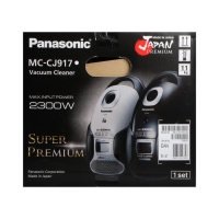 Пылесос PANASONIC MC-CJ917W, мешок, 2300 Вт, 6 л, 60 дБ, шнур 7 м, белый Пылесос PANASONIC MC-CJ917W, мешок, 2300 Вт, 6 л, 60 дБ, шнур 7 м, белый