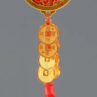 Подвеска пластик, текстиль "9 монет" 1,8х7х36 см Подвеска пластик, текстиль "9 монет" 1,8х7х36 см