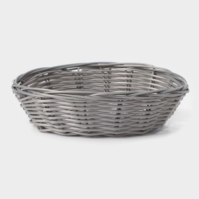 Корзинка для подачи Доляна &laquo;Плуг&raquo;, 18&times;13&times;5 см, цвет серый