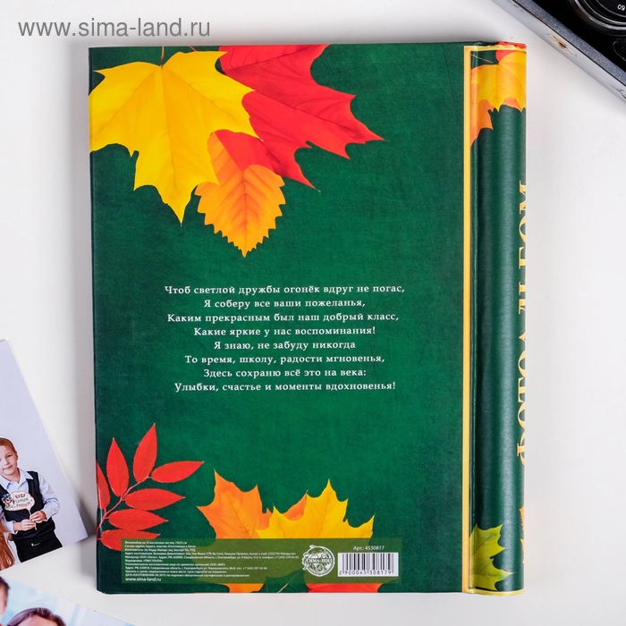 Фотоальбом на выпускной &laquo;Школьные годы&raquo; 10 магнитных листов