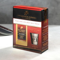 Набор &laquo;С праздником сильных&raquo;: парфюм (100 мл), рюмки (2 шт)