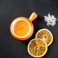 Кокотница фарфоровая Magistro «Церера», 80 мл, d=7,5 см, цвет оранжевый Кокотница фарфоровая Magistro «Церера», 80 мл, d=7,5 см, цвет оранжевый