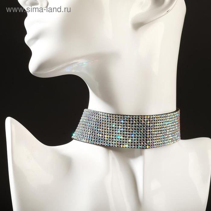 Чокер &laquo;Грация искр&raquo; средний, цвет радужный, L=31 см