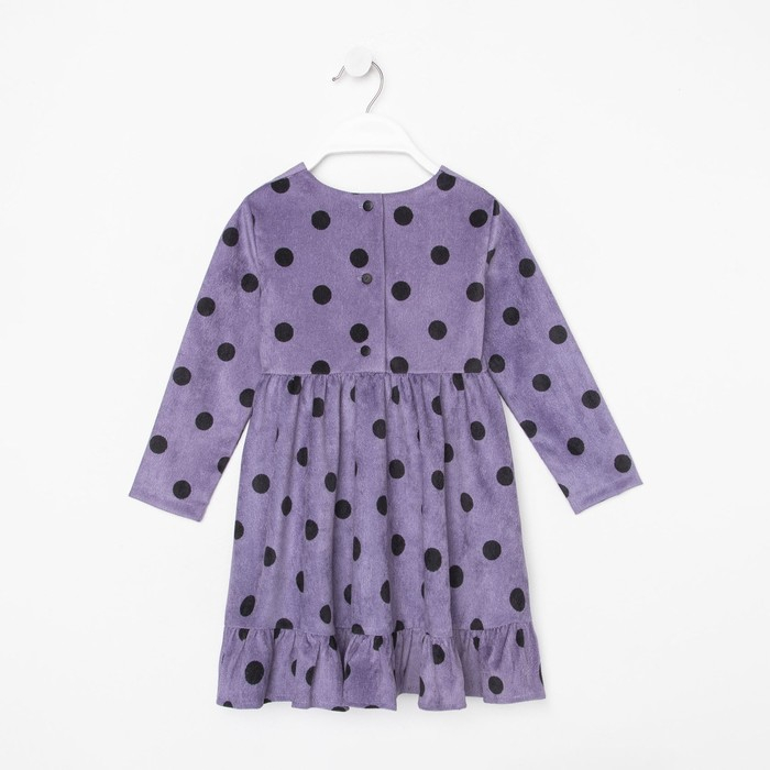 Платье детское KAFTAN Платье детское KAFTAN "Горох", р. 30 (98-104), сиреневый