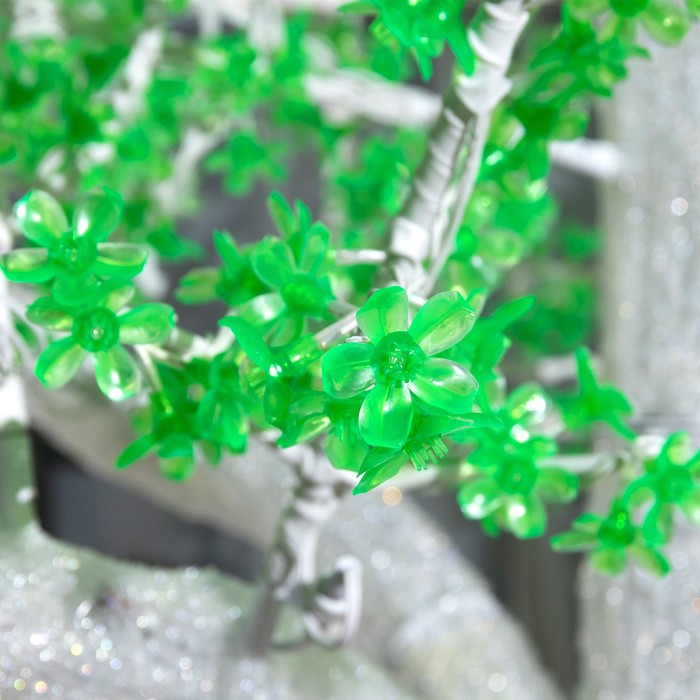 Светодиодное дерево &laquo;Акриловое&raquo; 3 м, 2304 LED, постоянное свечение, 220 В, свечение зелёное