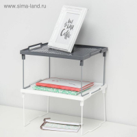 Подставка на металлических ножках &laquo;Лофт&raquo;, 29,5&times;26&times;17,2 см, цвет белый