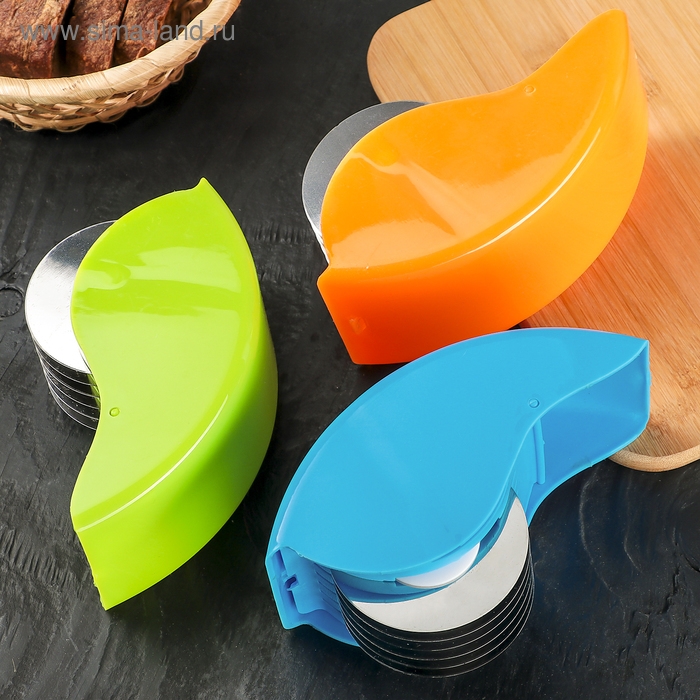 Измельчитель для зелени &laquo;Агат&raquo;, 13&times;6 см, цвет МИКС