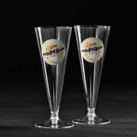 Набор пластиковых бокалов под шампанское «Нашампаним», 150 мл Набор пластиковых бокалов под шампанское «Нашампаним», 150 мл