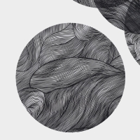 Набор салфеток сервировочных на стол Доляна &laquo;Матера&raquo;, 4 шт, 38&times;38 см, чёрный