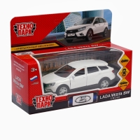 Машина металлическая &laquo;LADA VESTA SW CROSS&raquo;, открываются двери, багажник, инерция, 12 см, белый