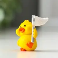 Сувенир полистоун "Цыплята и хобби" набор 4 шт 2,9х3,6 см