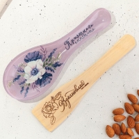 Подарочный набор &laquo;Прованс&raquo;: подставка под ложку, лопатка