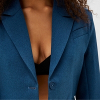 Пиджак укороченный MIST Base, р. 46, синий