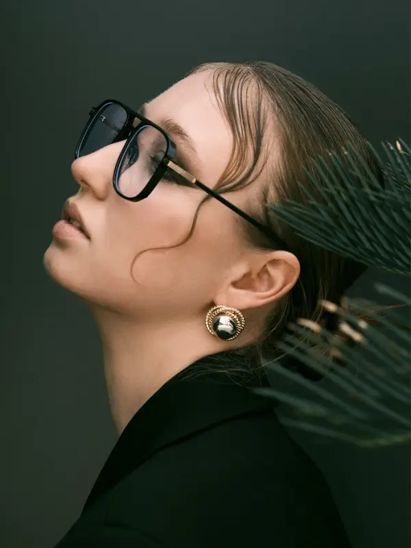 Серьги металл "Тренд" шар, цвет золото с серебром