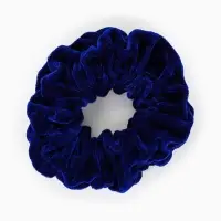 Резинка для волос &laquo;Орбита&raquo;, джемма бархат, 10 см, синяя