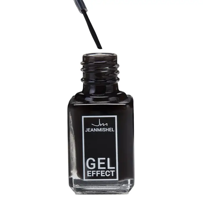 Лак для ногтей с эффектом геля, Jeanmishel, тон 199, чёрный матовый, 6 мл Лак для ногтей с эффектом геля, Jeanmishel, тон 199, чёрный матовый, 6 мл
