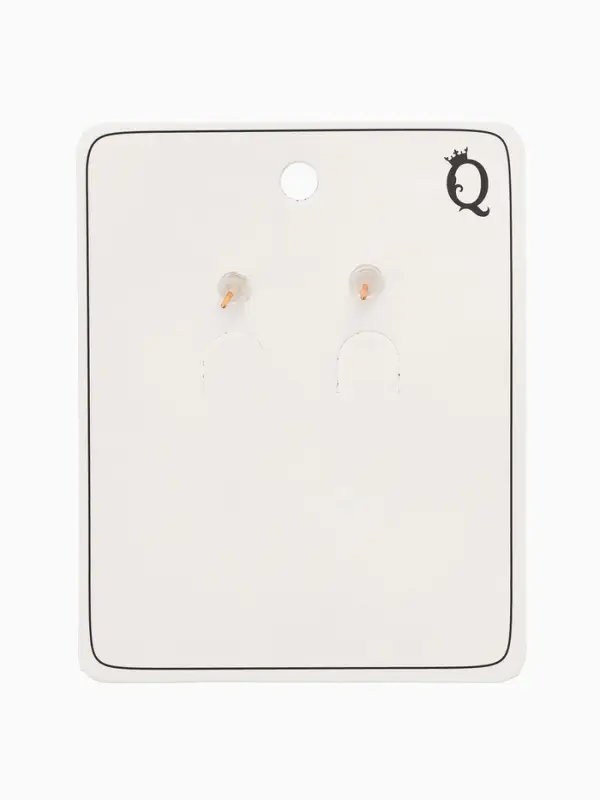 Серьги "Сердечная вишня", цвет красный в золоте