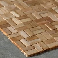 Коврик из тикового дерева, 40х30х0,7 см