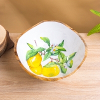 Салатник "Лимоны" дерево манго 29х29х11 см
