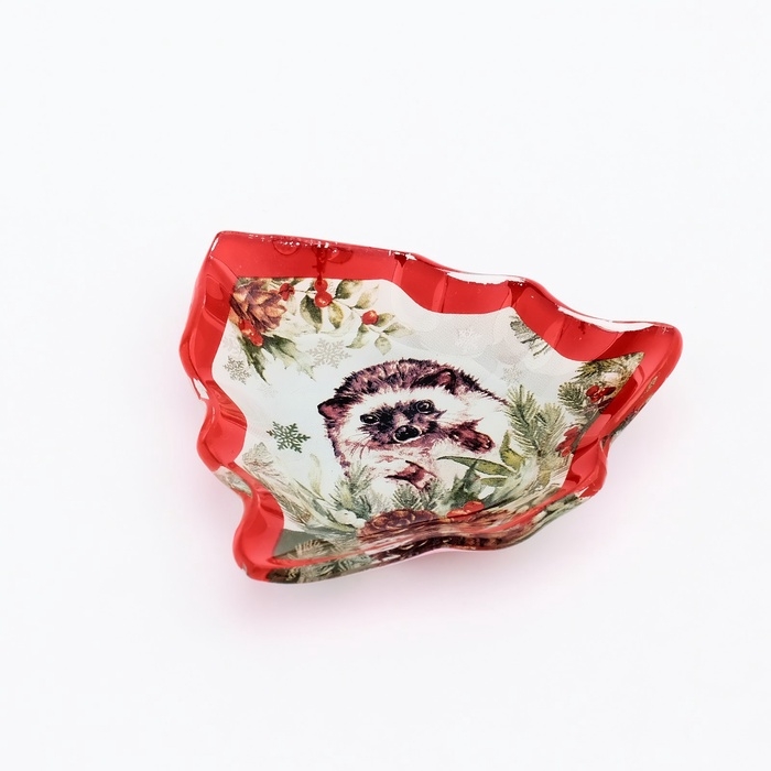 Подставка под чайный пакетик Дорого внимание &laquo;Лесная сказка&raquo;, 8,7 х 8,5 см, стекло