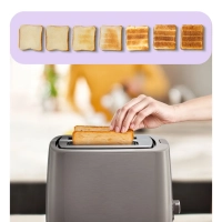 Тостер для хлеба с поддоном для крошек КТ-6873 - 920-1080 Вт