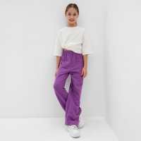 Брюки для девочки MINAKU, цвет лавандовый, рост 164 см Брюки для девочки MINAKU, цвет лавандовый, рост 164 см