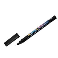 Набор маркеров акриловых 2 штуки, черный/белый, конусный наконечник 0,7мм