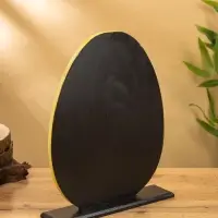 Сувенир "Яйцо" МДФ 25х6х30 см,  цв. жёлтый