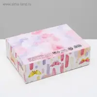 Коробка подарочная складная, упаковка, &laquo;Приятных моментов&raquo;, 16.5 х 12 х 5 см, БЕЗ ЛЕНТЫ
