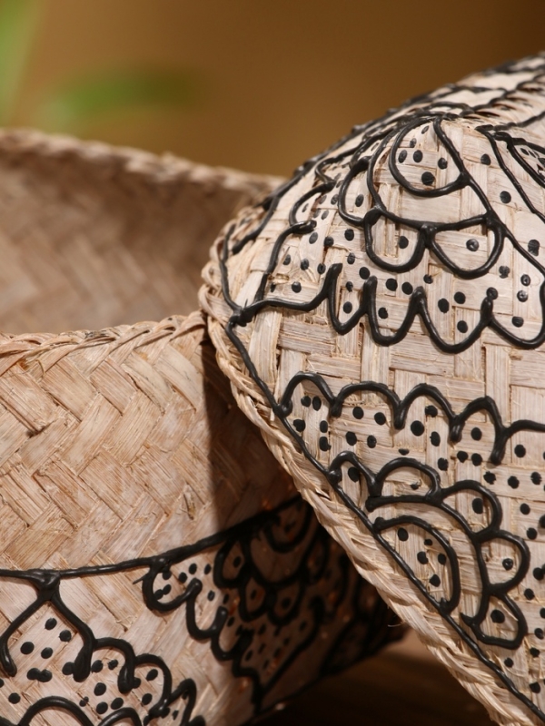 Корзинка плетеная "Бонтанг" бамбук 12х12х10 см, светлая