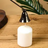 Гаситель для свечей &laquo;Слоник&raquo;, 23 см, латунь