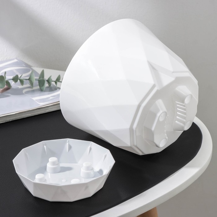 Горшок для цветов с поддоном Laurel, 2,3 л, d=17,5 см, h=15 см, белый Горшок для цветов с поддоном Laurel, 2,3 л, d=17,5 см, h=15 см, белый