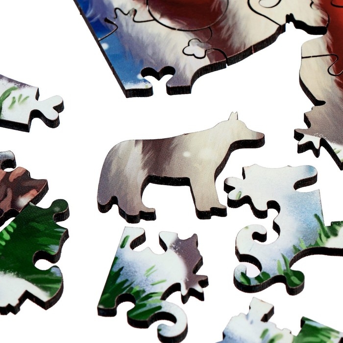 Новогодний пазл фигурный «Волшебство Нового года»! Новогодний пазл фигурный «Волшебство Нового года»!