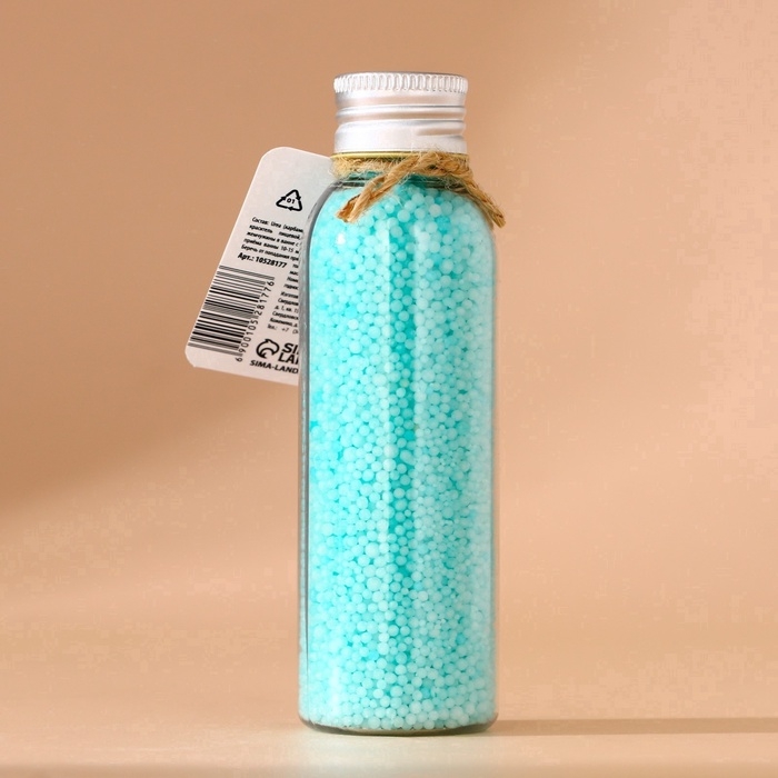 Жемчуг для ванны URAL LAB &laquo;Снеговик&raquo;, 85 г, аромат маршмэллоу, Новый Год