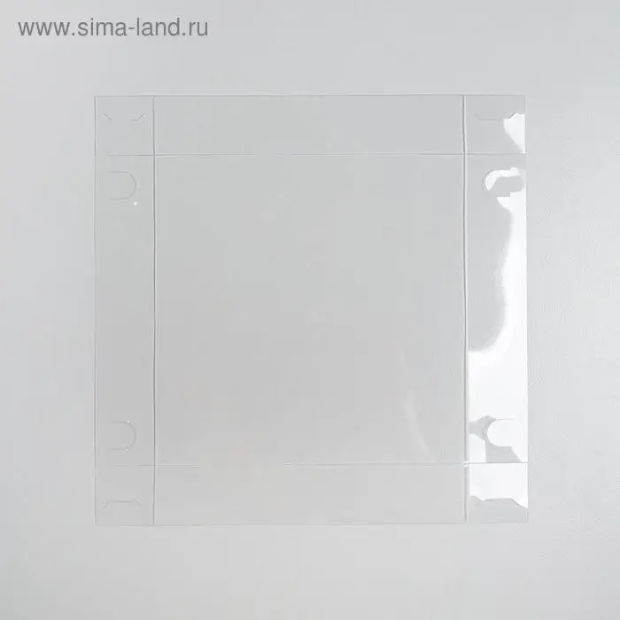 Коробка для кондитерских изделий с PVC крышкой &laquo;New story&raquo;, 13 х 13 х 3 см