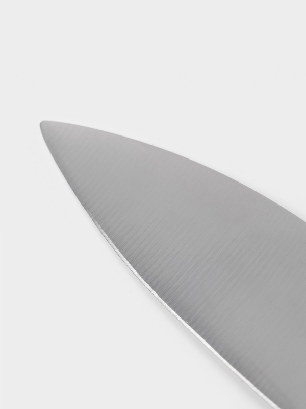 Шеф-нож, лезвие 19,5 см, черная ручка Шеф-нож, лезвие 19,5 см, черная ручка