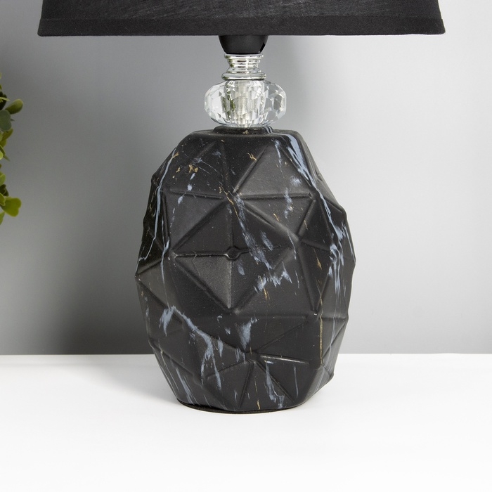 Лампа настольная "Дух" 1х40Вт Е14 черный 20х20х34см