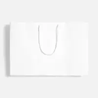 Пакет бумажный с ламинацией Lami Tote M, белый