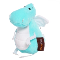 Мягкая игрушка &laquo;Дракончик&raquo;, бело-голубой животик, 13 см