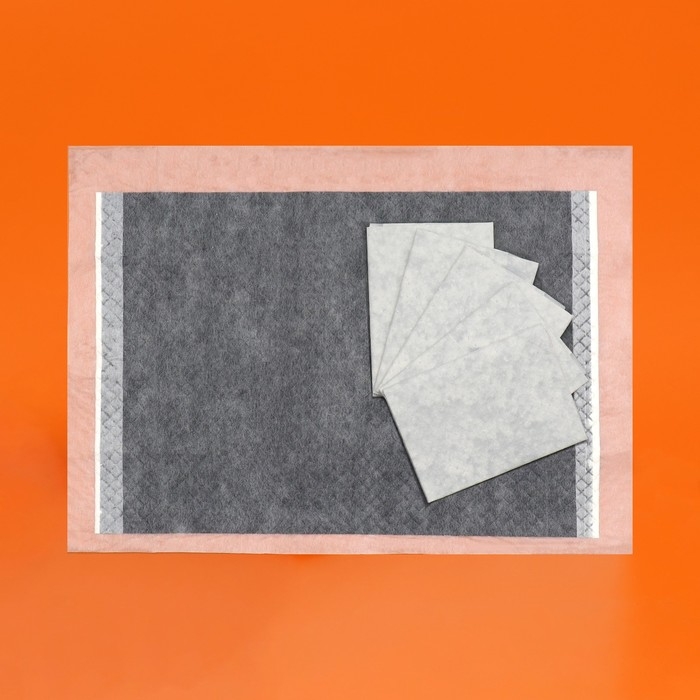 Пеленки для животных угольные шестислойные гелевые, 60 х 90 см, (в наборе 5 шт) Пеленки для животных угольные шестислойные гелевые, 60 х 90 см, (в наборе 5 шт)