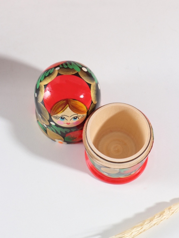 Матрёшка Матрёшка "Наташа", красная, 5-кукольная , 12 см