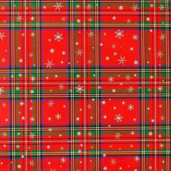 Упаковочная бумага на новый год глянцевая двухсторонняя &laquo;С Новым годом!&raquo;, 70 х 100 см