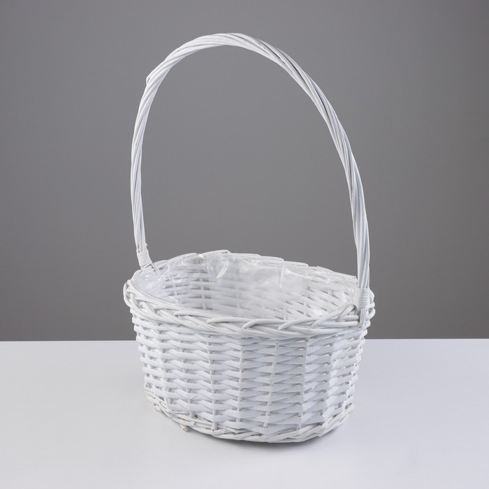 Набор корзин, 3 шт, 40&times;31&times;19/52 см, 33&times;25&times;17/47 см, 29&times;22&times;15/42 см, ива