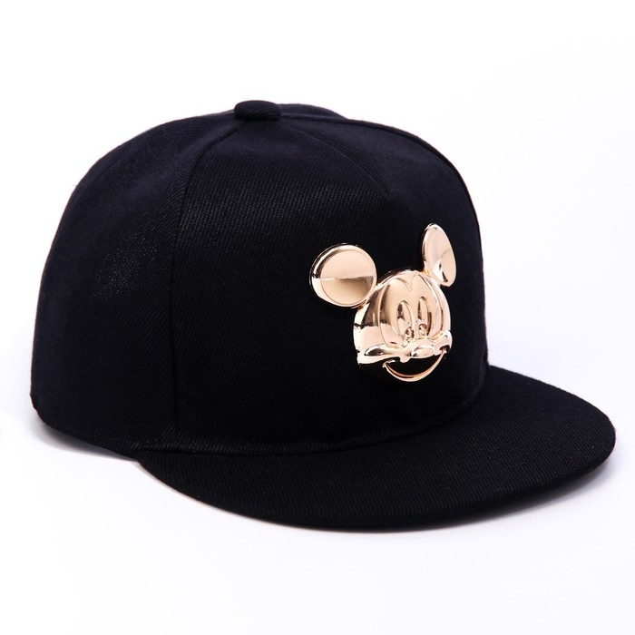 Кепка детская, черная, размер 52-56, &laquo;Микки Маус&raquo;