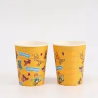 Посуда одноразовая бумажная на 10 персон &laquo;Простоквашино&raquo;: стаканы, тарелки, скатерть, Союзмультфильм