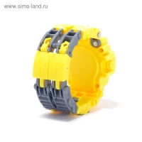 Робот &laquo;Часы&raquo;, трансформируется, с индикацией времени, цвет жёлтый
