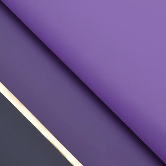 Пленка для цветов матовая, &laquo;С золотым тиснением&raquo;, 57&times;57 см, лиловый