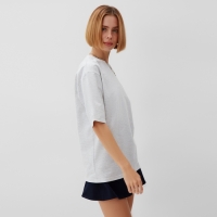 Футболка женская oversize MINAKU: One Most Brand цвет серый меланж, размер 42 Футболка женская oversize MINAKU: One Most Brand цвет серый меланж, размер 42
