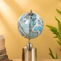 Глобус сувенирный 18х15х33 см, подставка металл